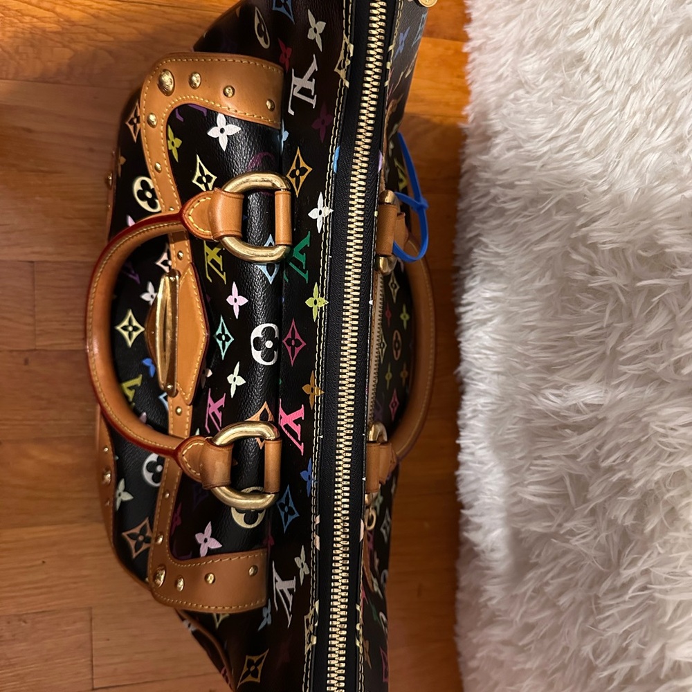 Louis Vuitton Black Multicolor Monogram Rita Hobo Bag - Picture 6 of 17